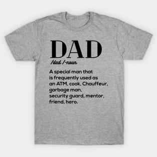 Dad Definition father day gift papa T-Shirt